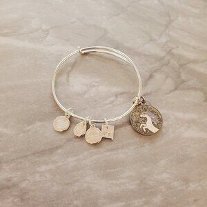 🦄 Alex and Ani Silver Purple Blue Giltter